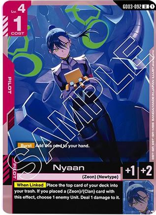Nyaan (GD03-092) - Steel Requiem