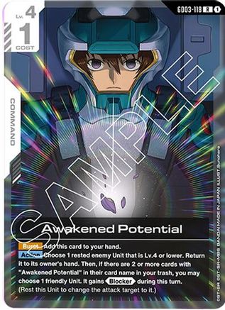 Awakened Potential (GD03-118) - Steel Requiem Holofoil