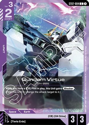 Gundam Virtue (ST07-004) (ST07-004) - Starter Deck 07 Celestial Drive