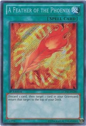 A Feather of the Phoenix (LCYW-EN280) - Legendary Collection 3: Yugi's World Unlimited