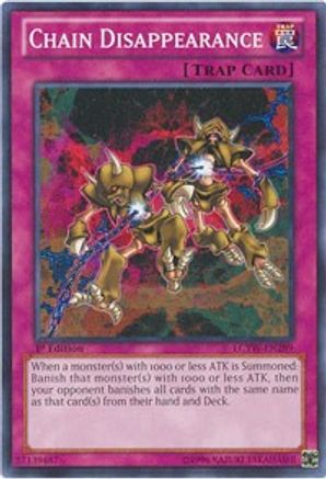 Chain Disappearance (LCYW-EN289) - Legendary Collection 3: Yugi's World 1st Edition