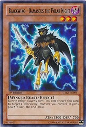 Blackwing - Damascus the Polar Night (CBLZ-EN096) - Cosmo Blazer Unlimited