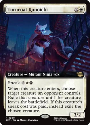 Turncoat Kunoichi (Extended Art) (TMT-260) - Teenage Mutant Ninja Turtles