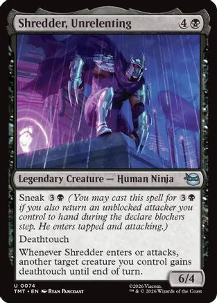 Shredder, Unrelenting (TMT-074) - Teenage Mutant Ninja Turtles