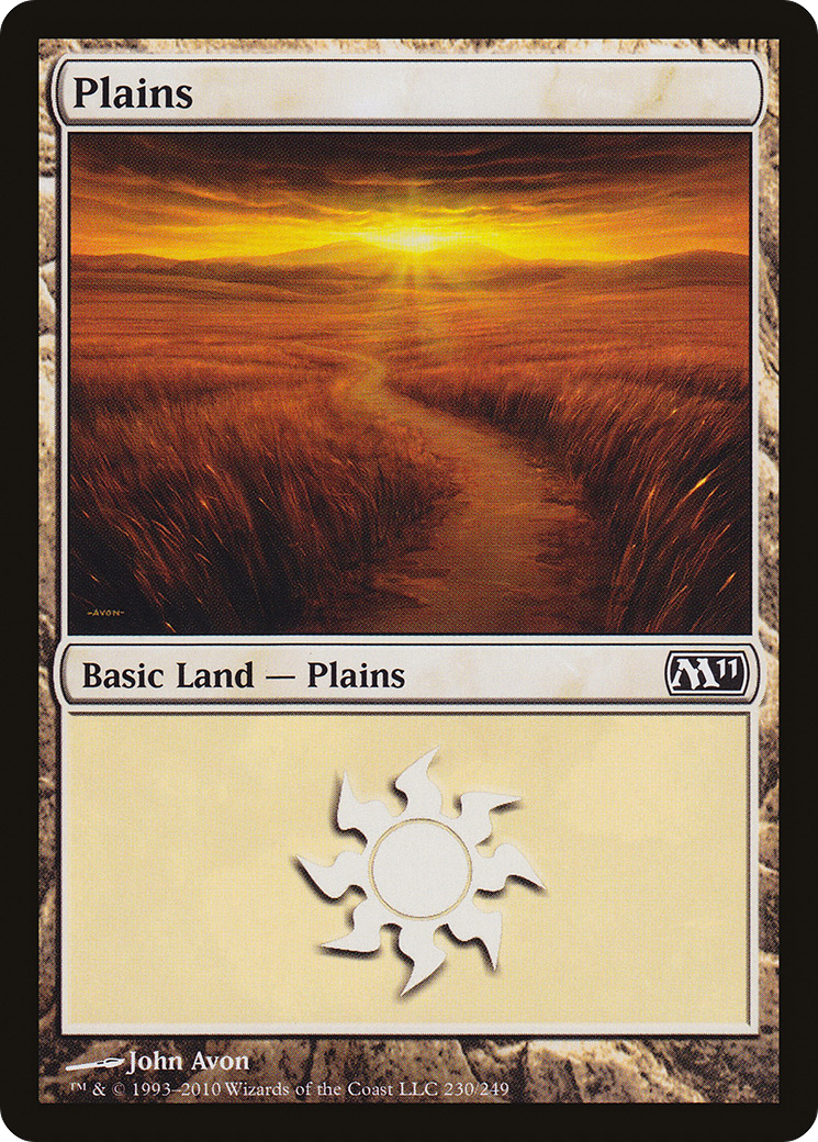 Plains (M11-230) - Magic 2011 Foil