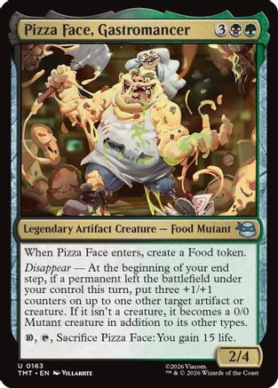 Pizza Face, Gastromancer (TMT-163) - Teenage Mutant Ninja Turtles