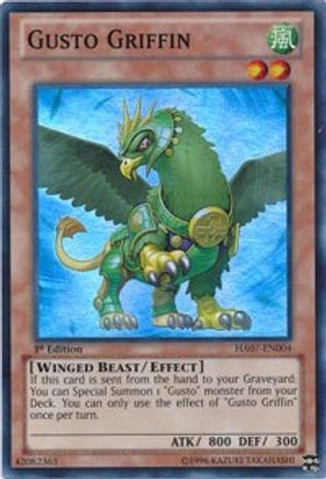 Gusto Griffin (HA07-EN004) - Hidden Arsenal 7: Knight of Stars 1st Edition
