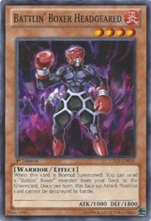 Battlin' Boxer Headgeared (LTGY-EN016) - Lord of the Tachyon Galaxy Unlimited
