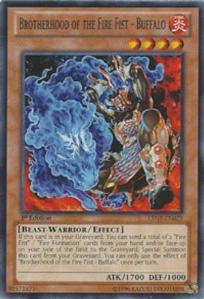 Brotherhood of the Fire Fist - Buffalo (LTGY-EN029) - Lord of the Tachyon Galaxy 1st Edition