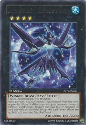 Ice Beast Zerofyne (LTGY-EN049) - Lord of the Tachyon Galaxy Unlimited