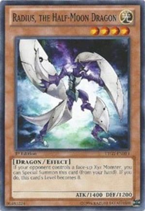 Radius, the Half-Moon Dragon (LTGY-EN014) - Lord of the Tachyon Galaxy Unlimited