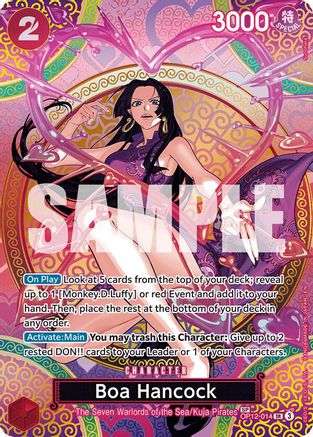 Boa Hancock (SP) (OP12-014) - Adventure on Kami's Island Foil