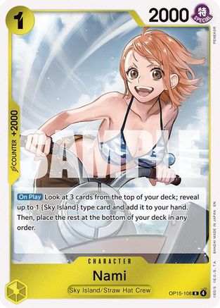 Nami (OP15-108) (OP15-108) - Adventure on Kami's Island Foil