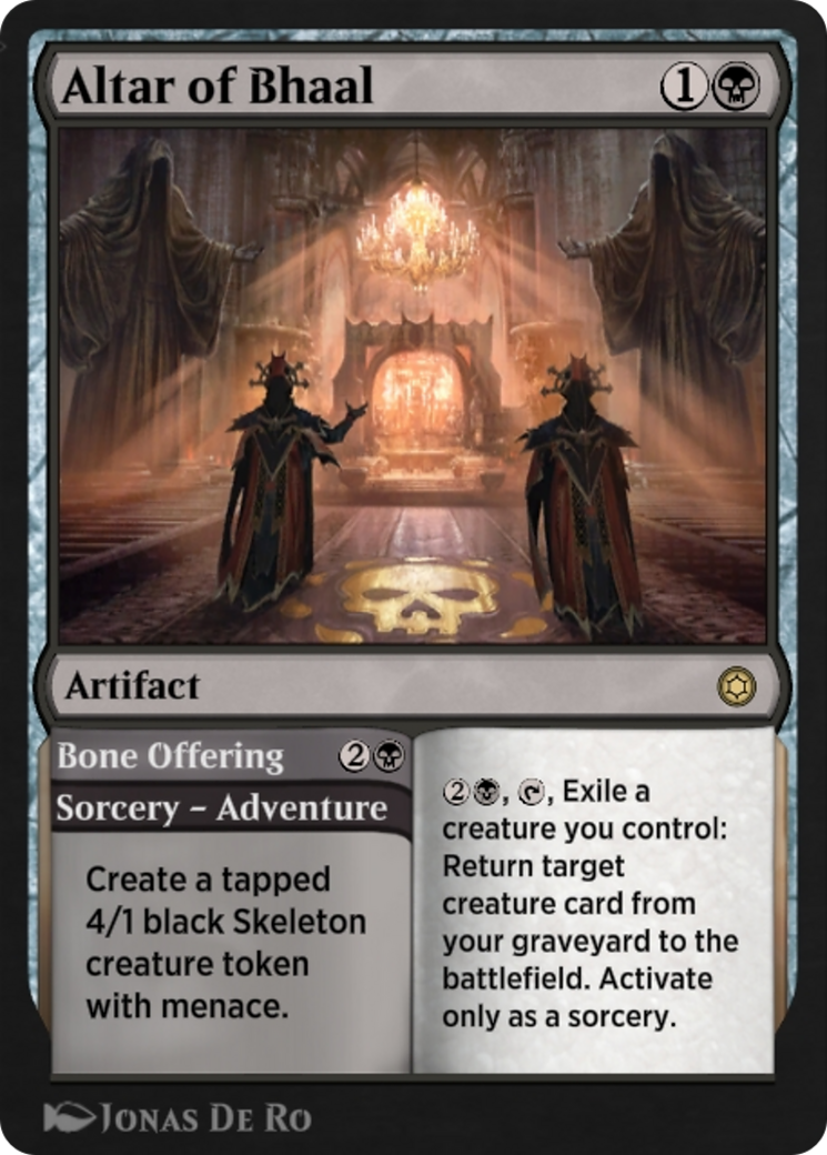 Altar of Bhaal // Bone Offering (HBG-139) - Alchemy Horizons: Baldur's Gate