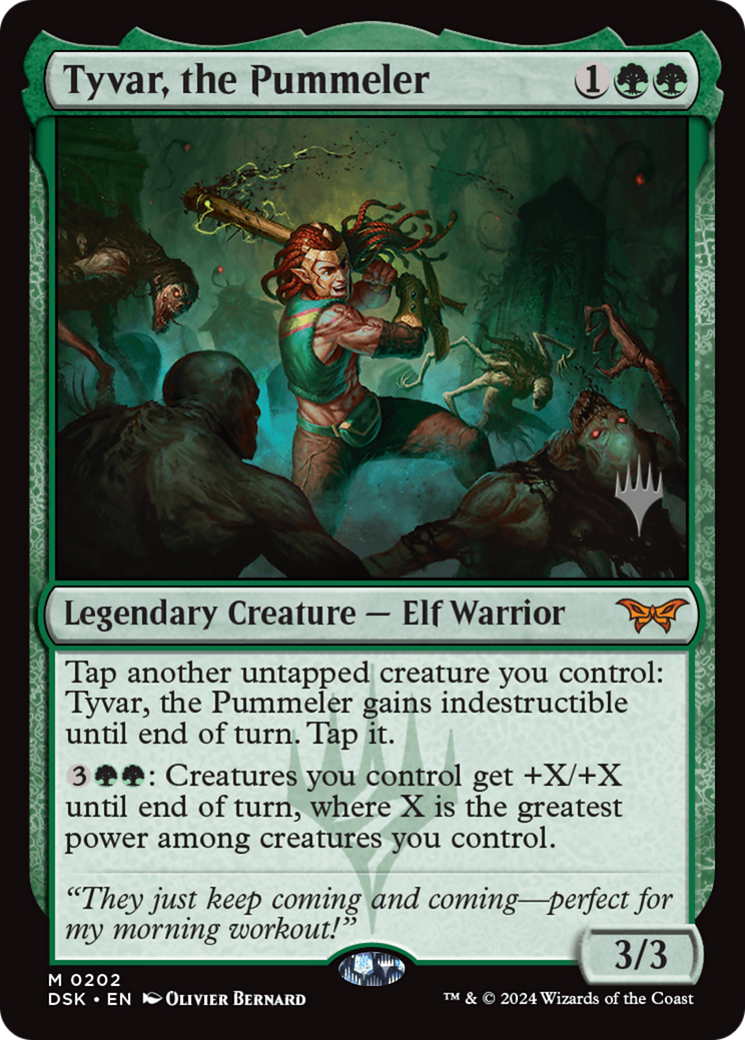 Tyvar, the Pummeler (PPDSK-202P) - Duskmourn: House of Horror Promos