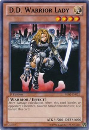 D.D. Warrior Lady (BP02-EN021) - Battle Pack 2: War of the Giants 1st Edition