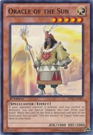 Oracle of the Sun (BP02-EN087) - Battle Pack 2: War of the Giants 1st Edition