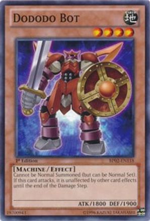 Dododo Bot (BP02-EN118) - Battle Pack 2: War of the Giants 1st Edition