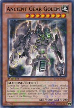 Ancient Gear Golem (Mosaic Rare) (BP02-EN035) - Battle Pack 2: War of the Giants Unlimited