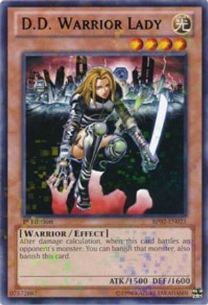 D.D. Warrior Lady (Mosaic Rare) (BP02-EN021) - Battle Pack 2: War of the Giants 1st Edition
