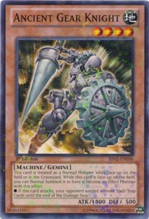 Ancient Gear Knight (Mosaic Rare) (BP02-EN056) - Battle Pack 2: War of the Giants 1st Edition