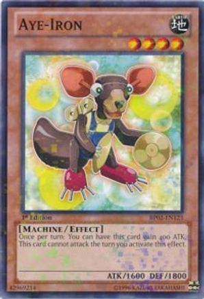 Aye-Iron (Mosaic Rare) (BP02-EN123) - Battle Pack 2: War of the Giants 1st Edition