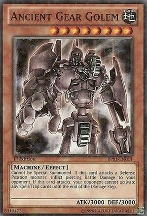 Ancient Gear Golem (Starfoil) (BP01-EN011) - Battle Pack: Epic Dawn Unlimited