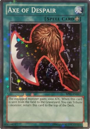 Axe of Despair (Starfoil) (BP01-EN067) - Battle Pack: Epic Dawn 1st Edition