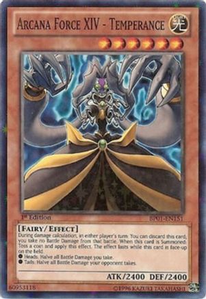 Arcana Force XIV - Temperance (Starfoil) (BP01-EN151) - Battle Pack: Epic Dawn 1st Edition