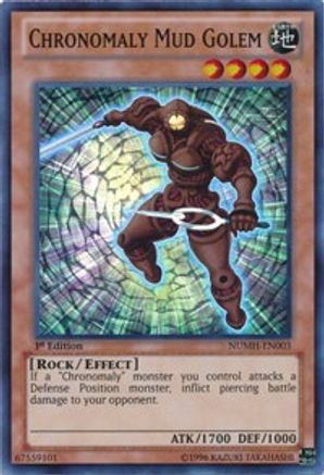 Chronomaly Mud Golem (NUMH-EN003) - Number Hunters 1st Edition