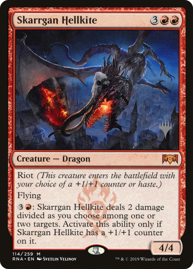 Skarrgan Hellkite (PPM20-114P) - Ravnica Allegiance Promos Foil