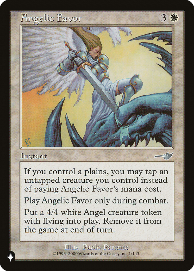 Angelic Favor (LIST-NEM-1) - The List