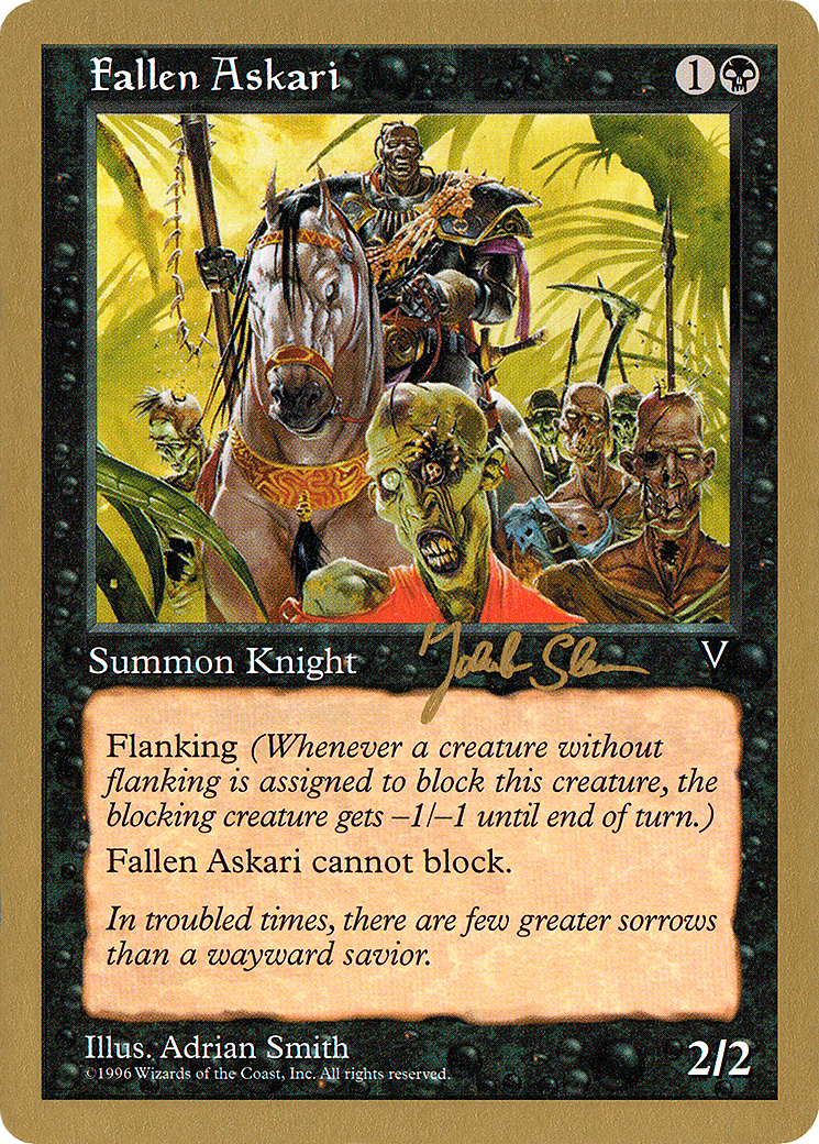 Fallen Askari (WCD-JS59) - World Championship Decks 1997