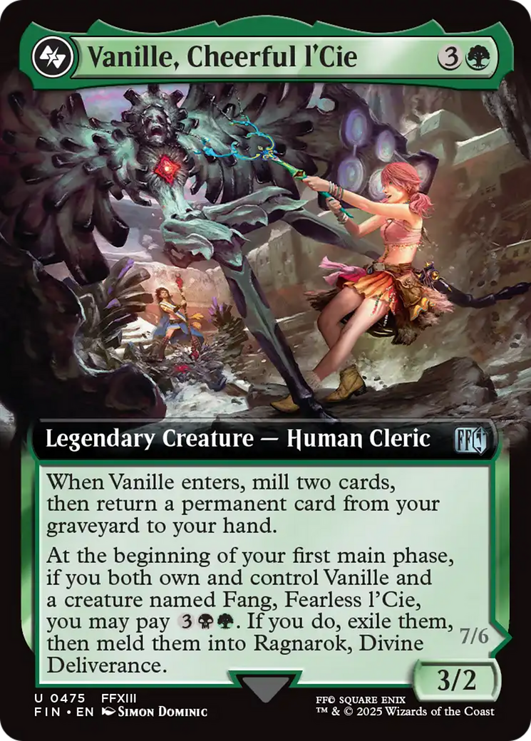 Vanille, Cheerful l'Cie (Extended Art) (FIN-475) - FINAL FANTASY