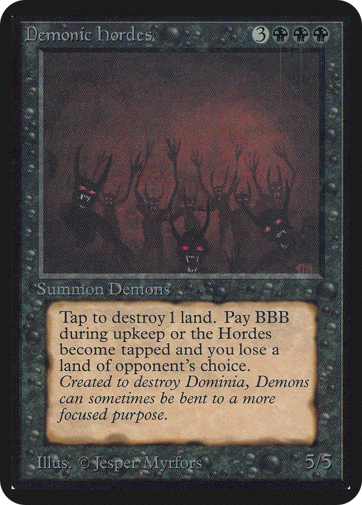 Demonic Hordes (LEA-103) - Limited Edition Alpha