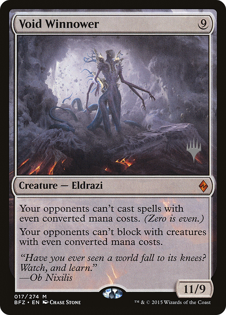 Void Winnower (PPKHM-17P) - Battle for Zendikar Promos Foil