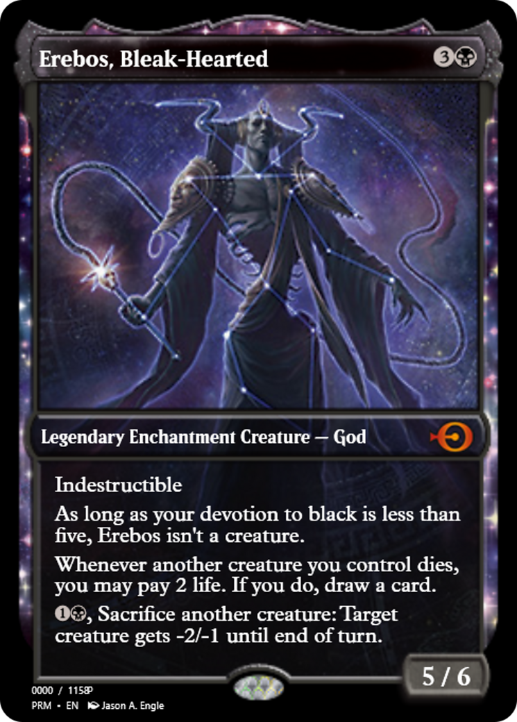 Erebos, Bleak-Hearted (PRM-79851) - Magic Online Promos: (enchantment) Foil
