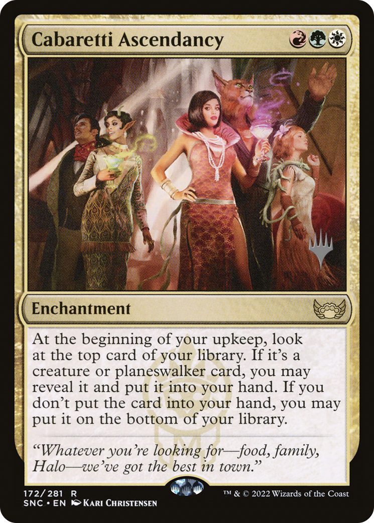 Cabaretti Ascendancy (PPSNC-172P) - Streets of New Capenna Promos Foil