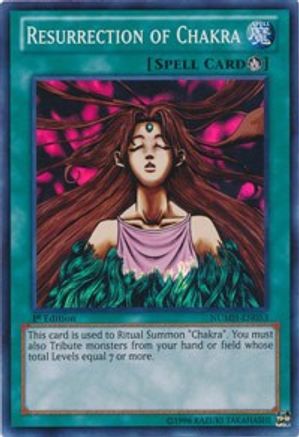 Resurrection of Chakra (NUMH-EN053) - Number Hunters 1st Edition