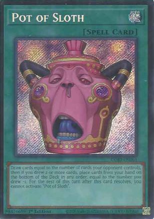 Pot of Sloth (CORI-EN061) - Chaos Origins 1st Edition