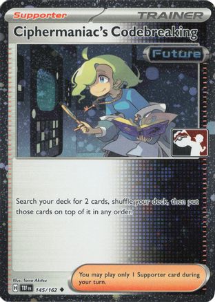 Ciphermaniac's Codebreaking (Cosmos Holo) 145/162 - Holofoil Prize Pack Series Cards - Uncommon