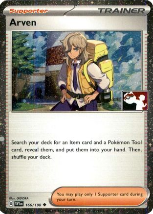 Arven (Cosmos Holo) 166/198 - Holofoil Prize Pack Series Cards - Uncommon
