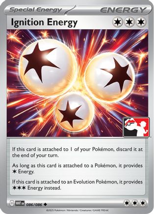 Ignition Energy (Cosmos Holo) 086/086 - Holofoil Prize Pack Series Cards - Uncommon