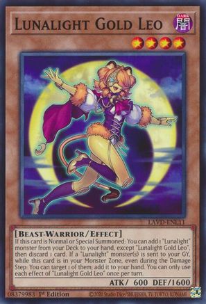 Lunalight Gold Leo (LAVD-ENL11) - Legendary Arc-V Decks 1st Edition