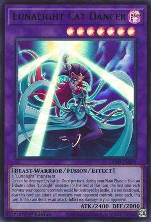 Lunalight Cat Dancer (LAVD-ENL30) - Legendary Arc-V Decks 1st Edition