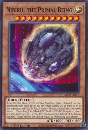 Nibiru, the Primal Being (LAVD-ENS10) - Legendary Arc-V Decks 1st Edition