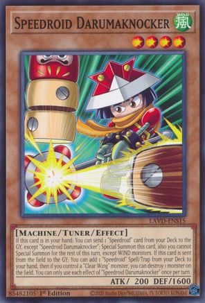 Speedroid Darumaknocker (UR) (LAVD-ENS15) - Legendary Arc-V Decks 1st Edition