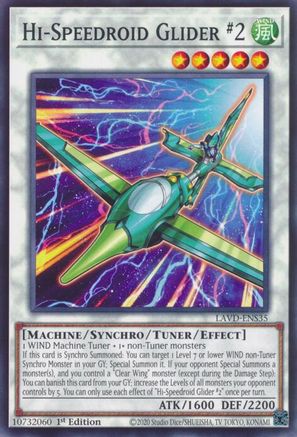 Hi-Speedroid Glider #2 (LAVD-ENS35) - Legendary Arc-V Decks 1st Edition