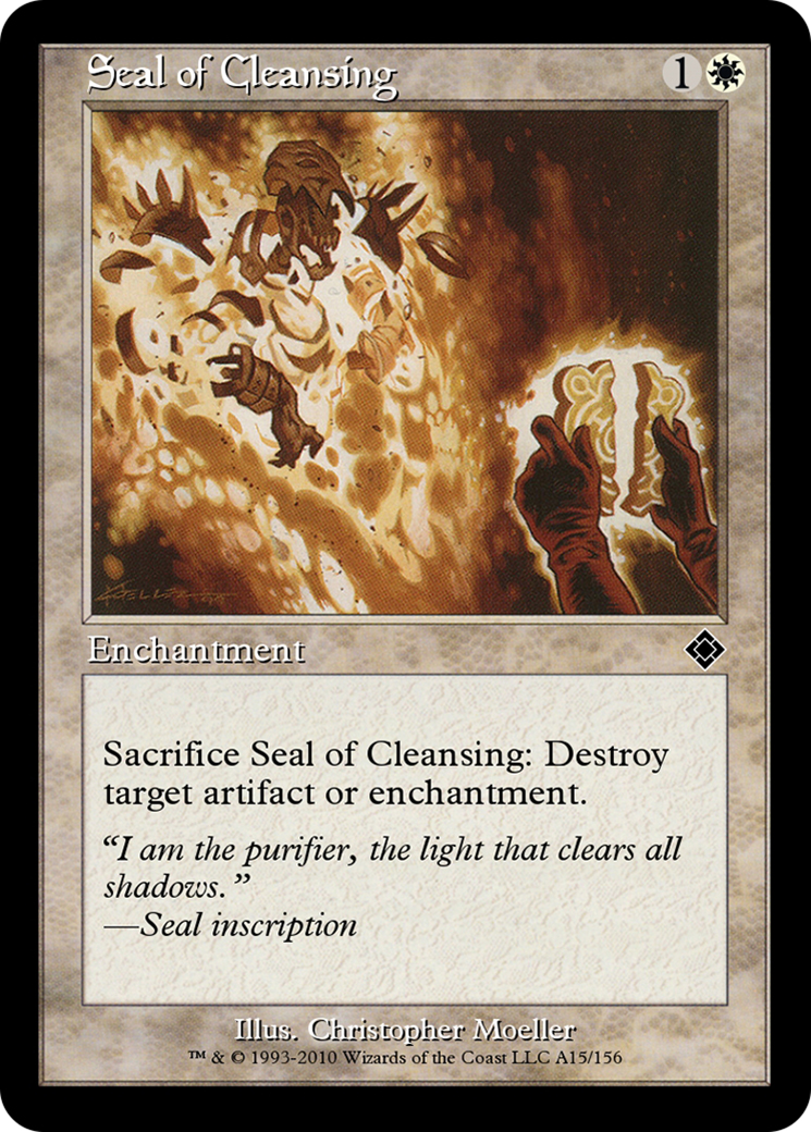 Seal of Cleansing (TD0-A15) - Magic Online Theme Decks