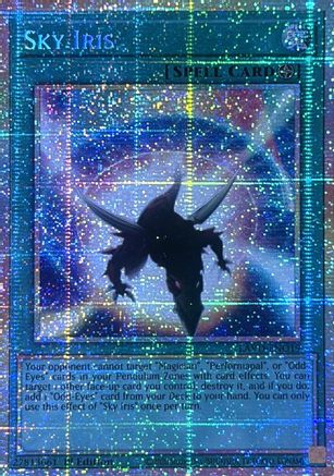 Sky Iris (Starlight Rare) (LAVD-ENO19) - Legendary Arc-V Decks 1st Edition